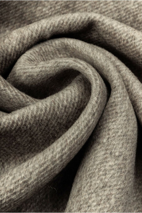 Laine pour manteau beige chiné