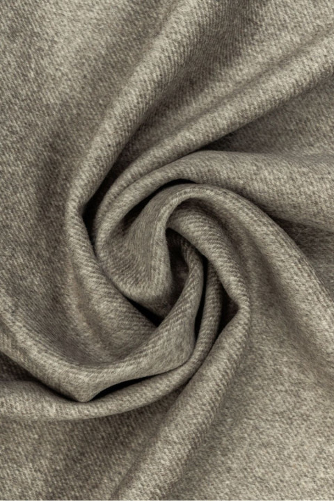Laine pour manteau beige chiné