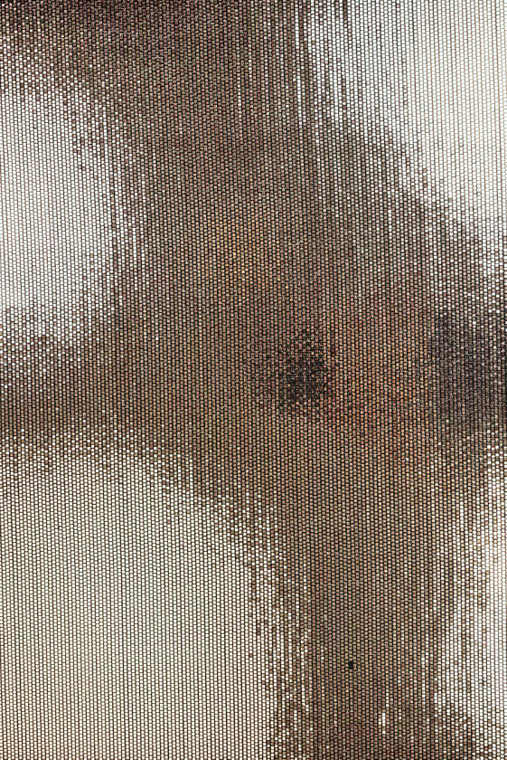 Evening knitwear golden squares