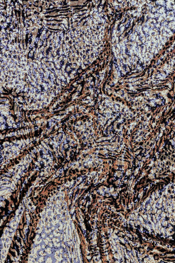 Sötétkék arany esti flitterek