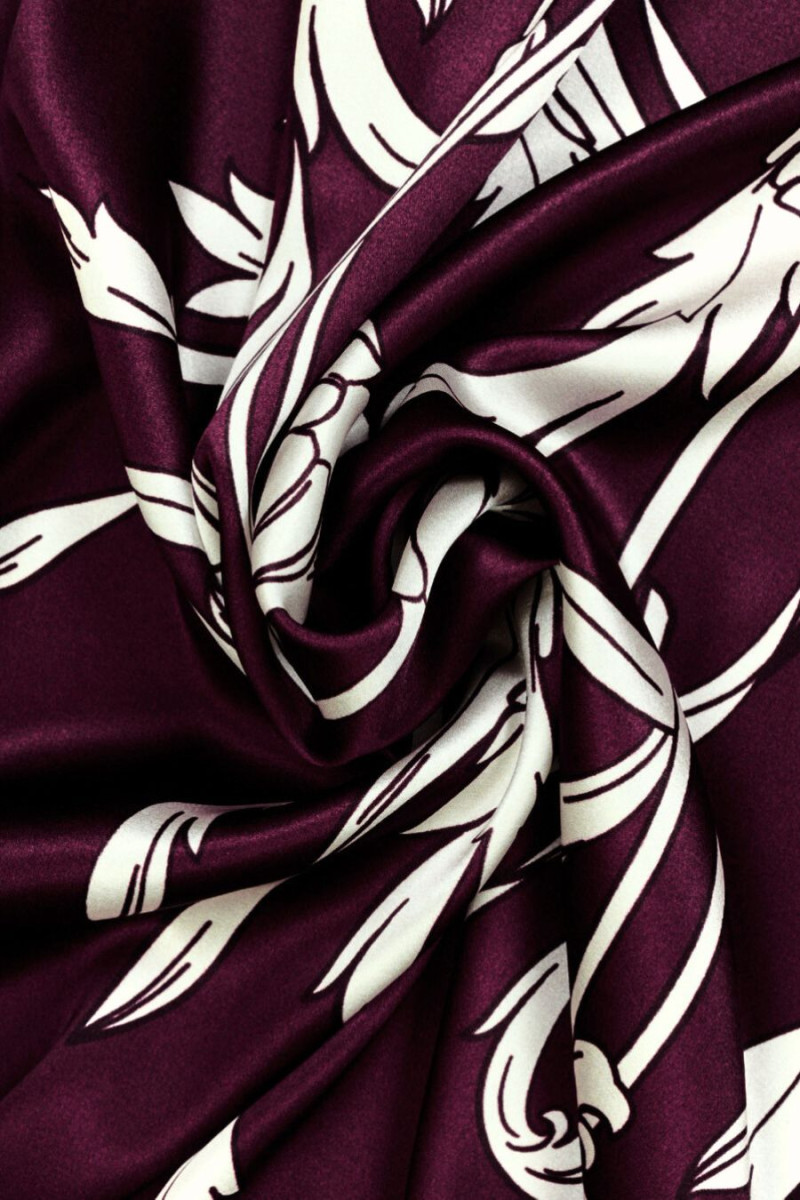 Silk satin white tulips