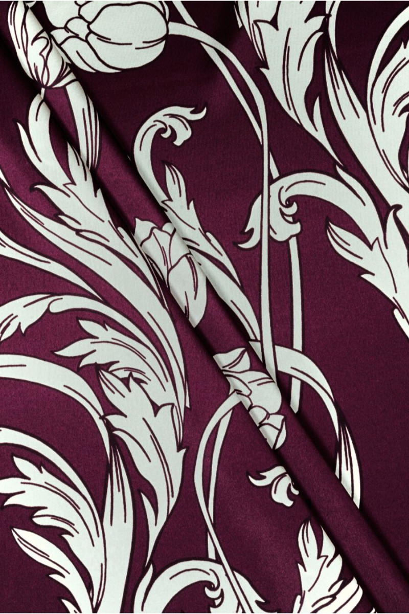 Silk satin white tulips