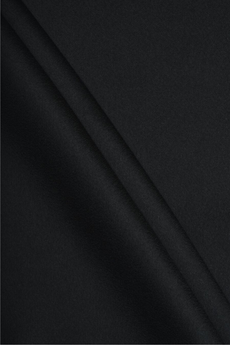 Coat wool with cashmere black COUPON 110cm