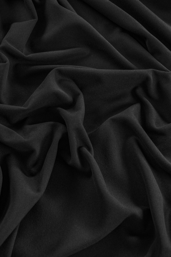 Graphite coat wool COUPON 80cm