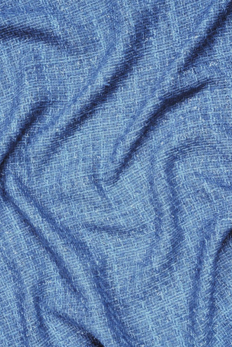 Chanel Stoff - blau
