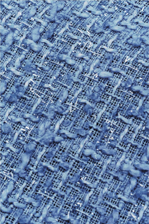 Chanel fabric - blue