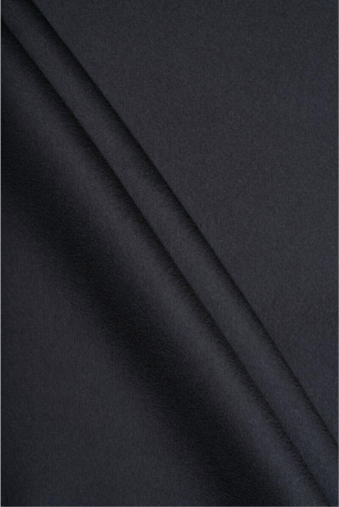 Dark navy blue coat wool COUPON 250cm
