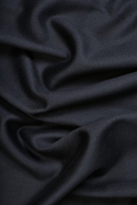 Dark navy blue coat wool COUPON 250cm