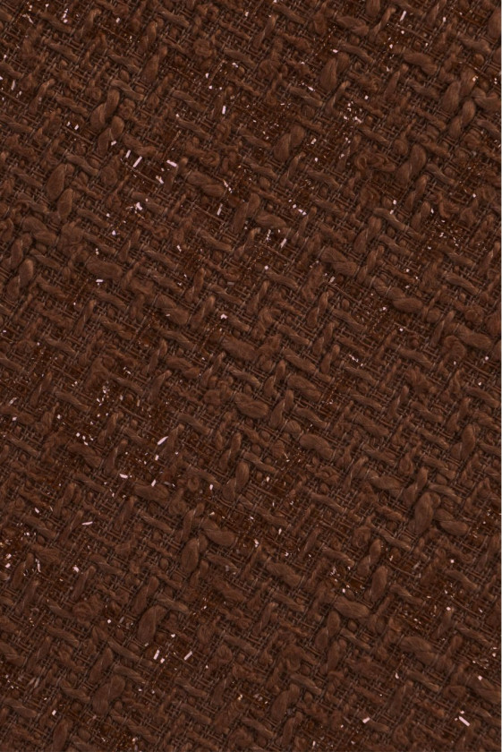 Látka Chanel - hnedá