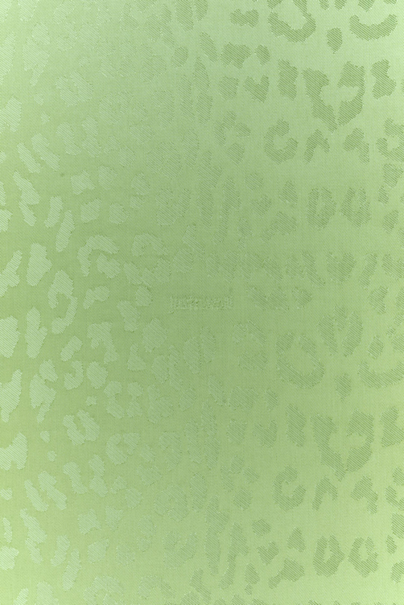 Lime leopard jacquard lining