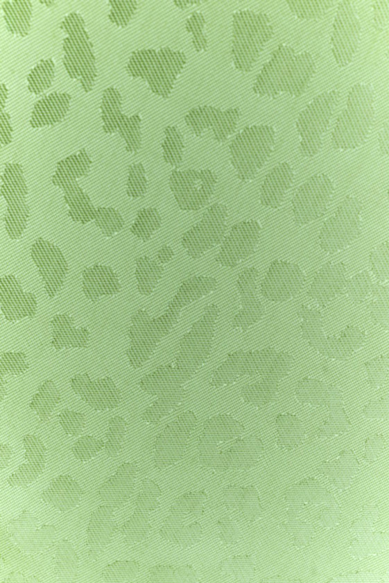 Lime leopárd jacquard bélés