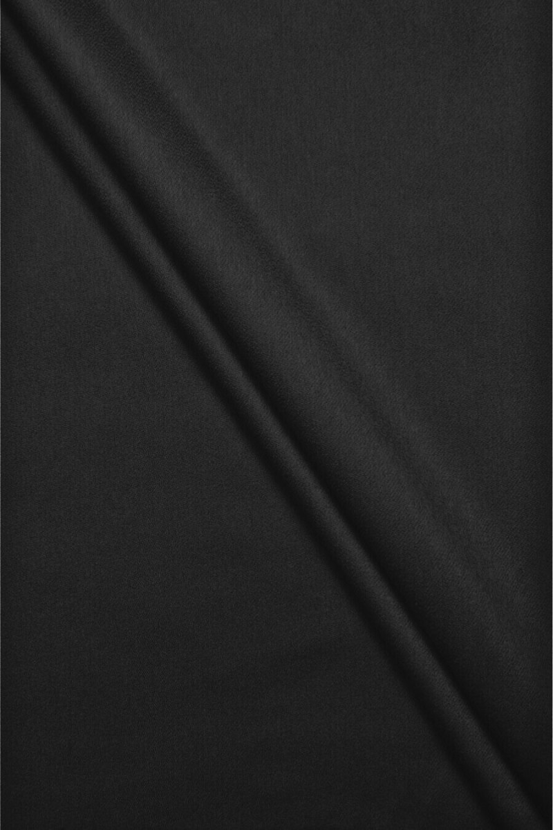 Coat wool with cashmere black