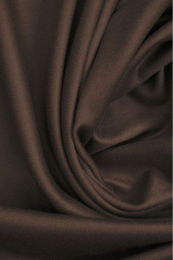 Coat wool with cashmere brown