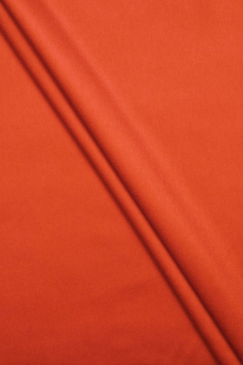 Mantel Wolle rot orange