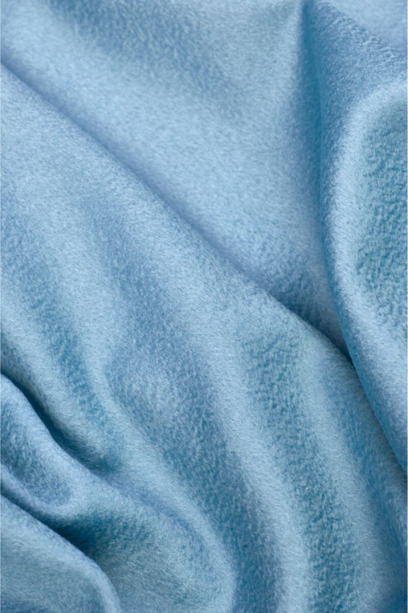 Пальто з вовни з кашеміром Zibellino blue