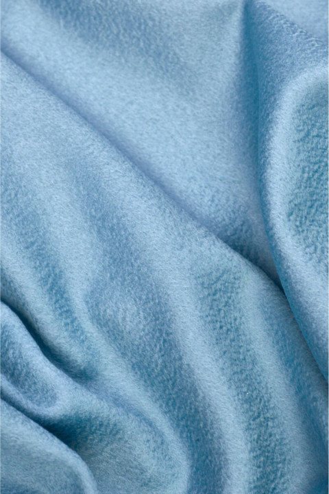 Coat wool with cashmere Zibellino blue