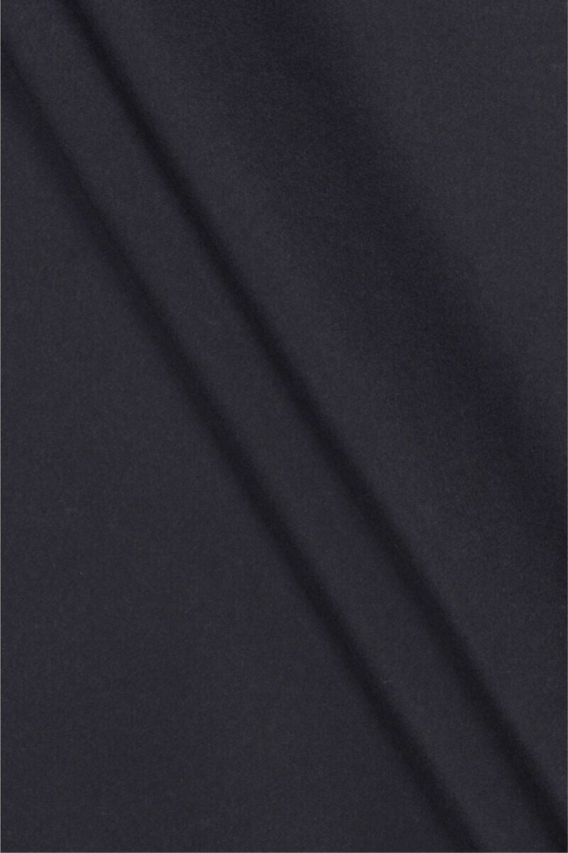 Wol jas donkerblauw COUPONS