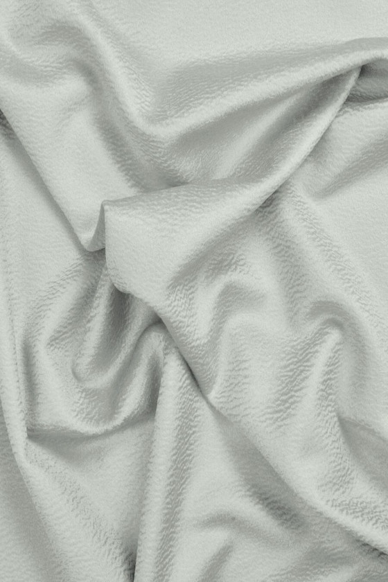 Coated alpaca with wool light grey