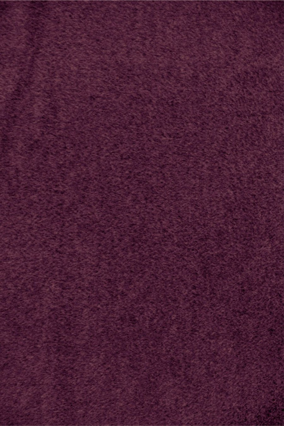 Coated alpaca with wool purple