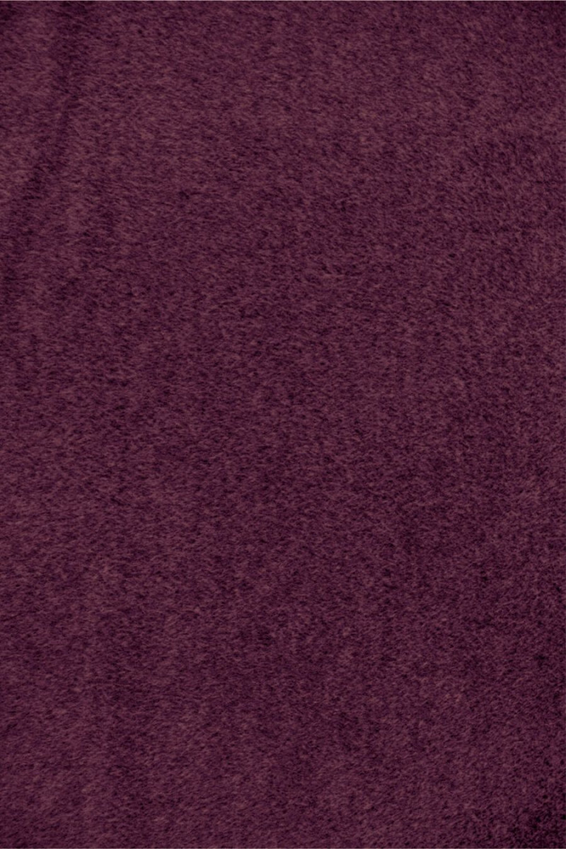 Coated alpaca with wool purple