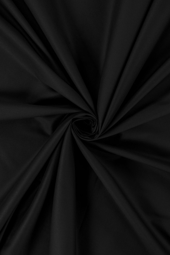 Elastic cotton black