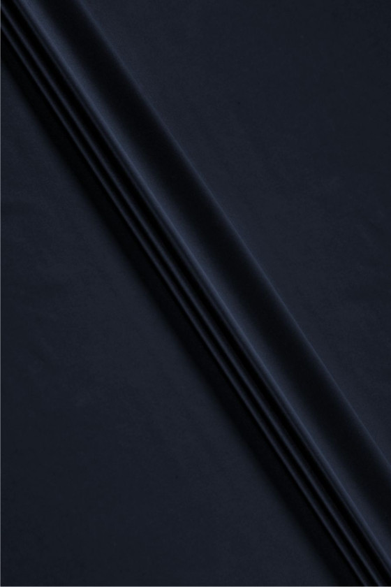 Elastic cotton dark navy blue