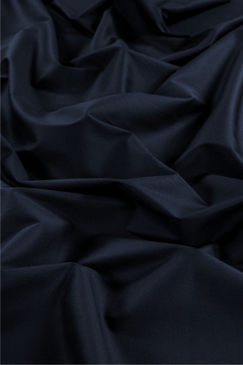 Elastic cotton dark navy blue