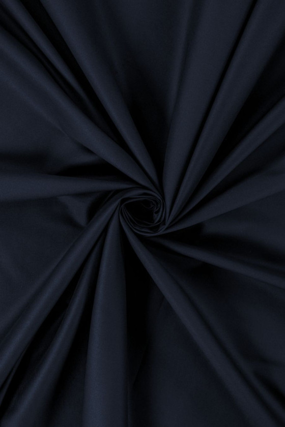 Elastische Baumwolle dunkelmarineblau