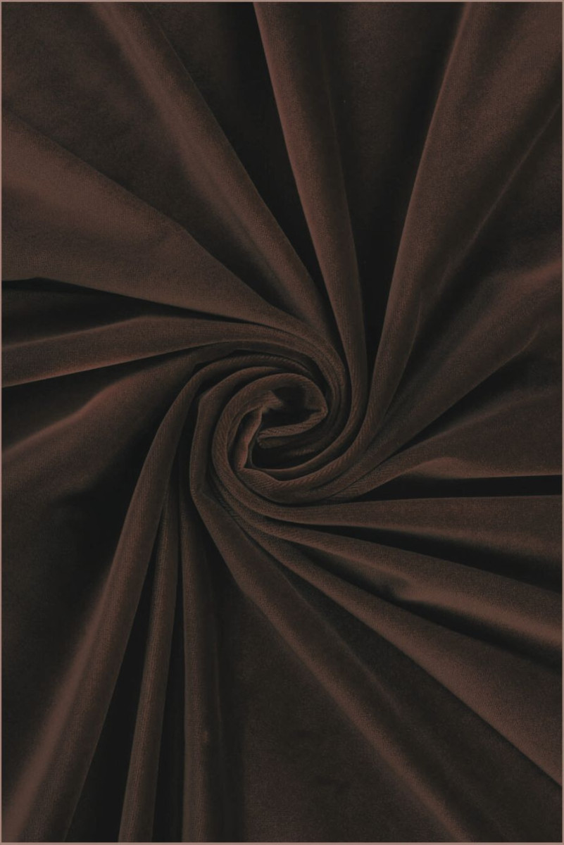 Velvet (velvet) cotton brown