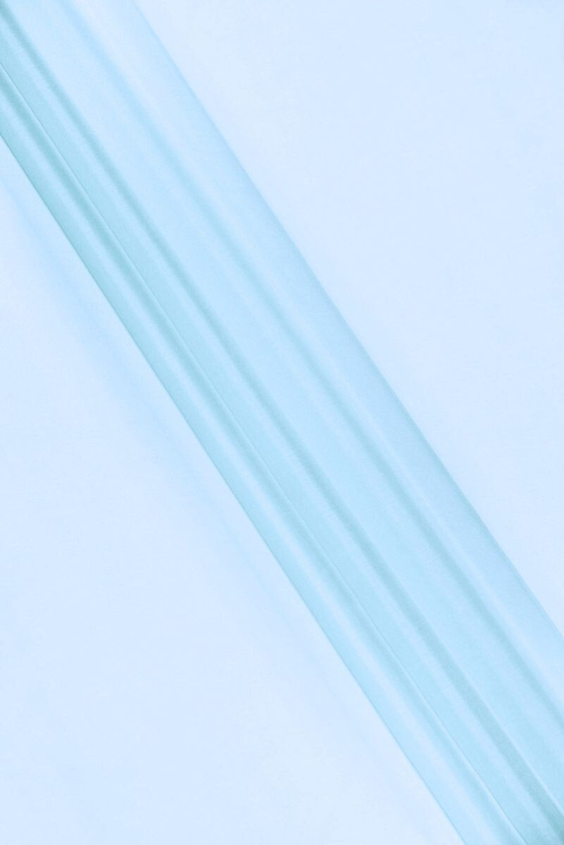 Modrá hodvábna organza