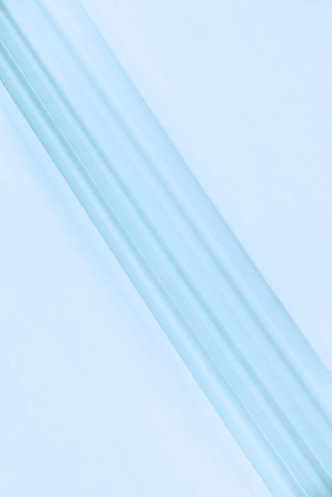 Blue silk organza