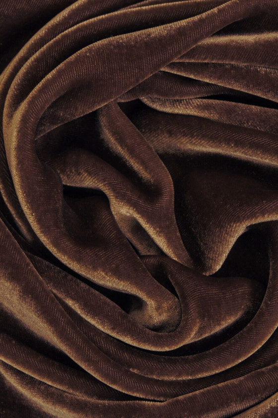 Velour with silk - various colors