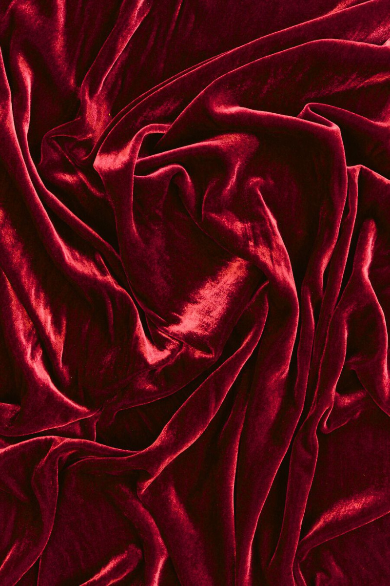 Velours mit Seide - verschiedene Farben