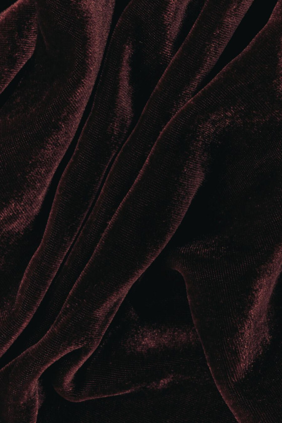 Velours mit Seide - verschiedene Farben