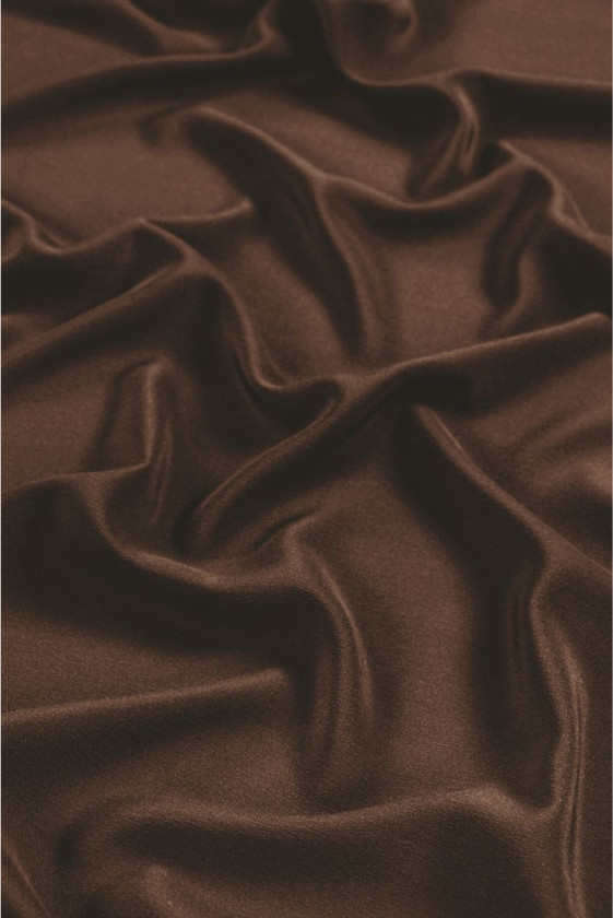 Silke med acetat brunt