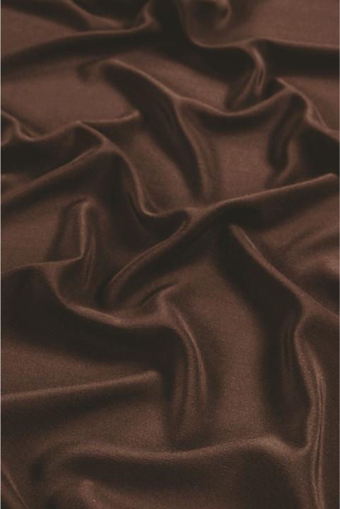 Silk with acetate brown