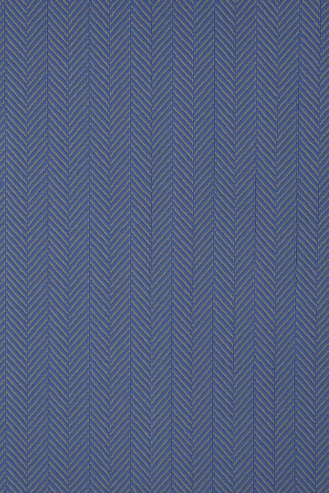 Cornflower-grey herringbone costume wool