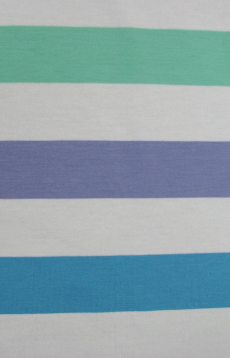 Viscose knit in stripes