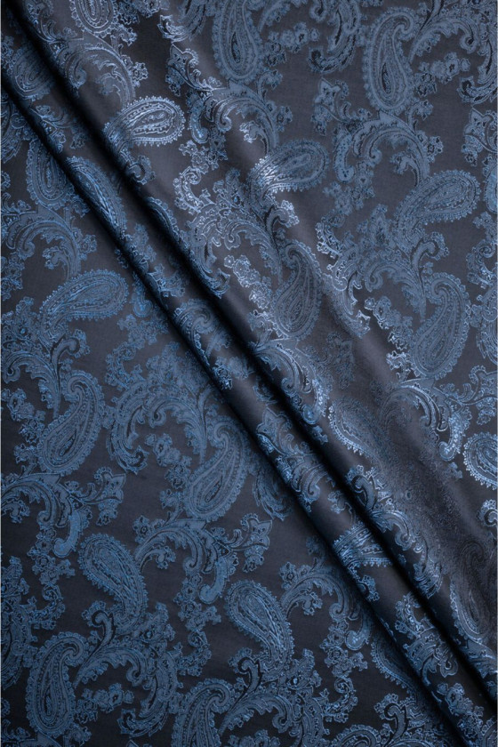 Jacquard lining blue twotone