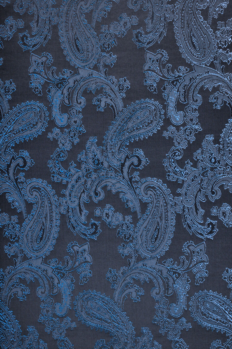 Căptușeală jacquard albastru în două tonuri