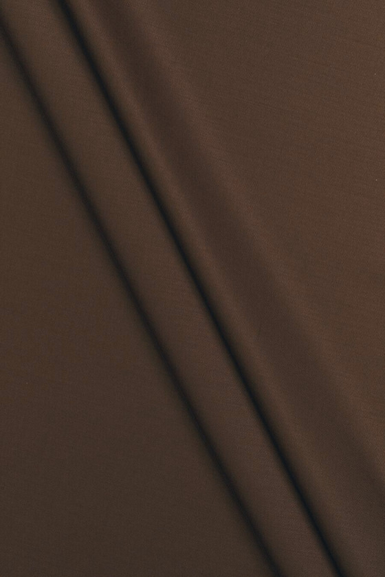 Brown wool COUPON 135 cm