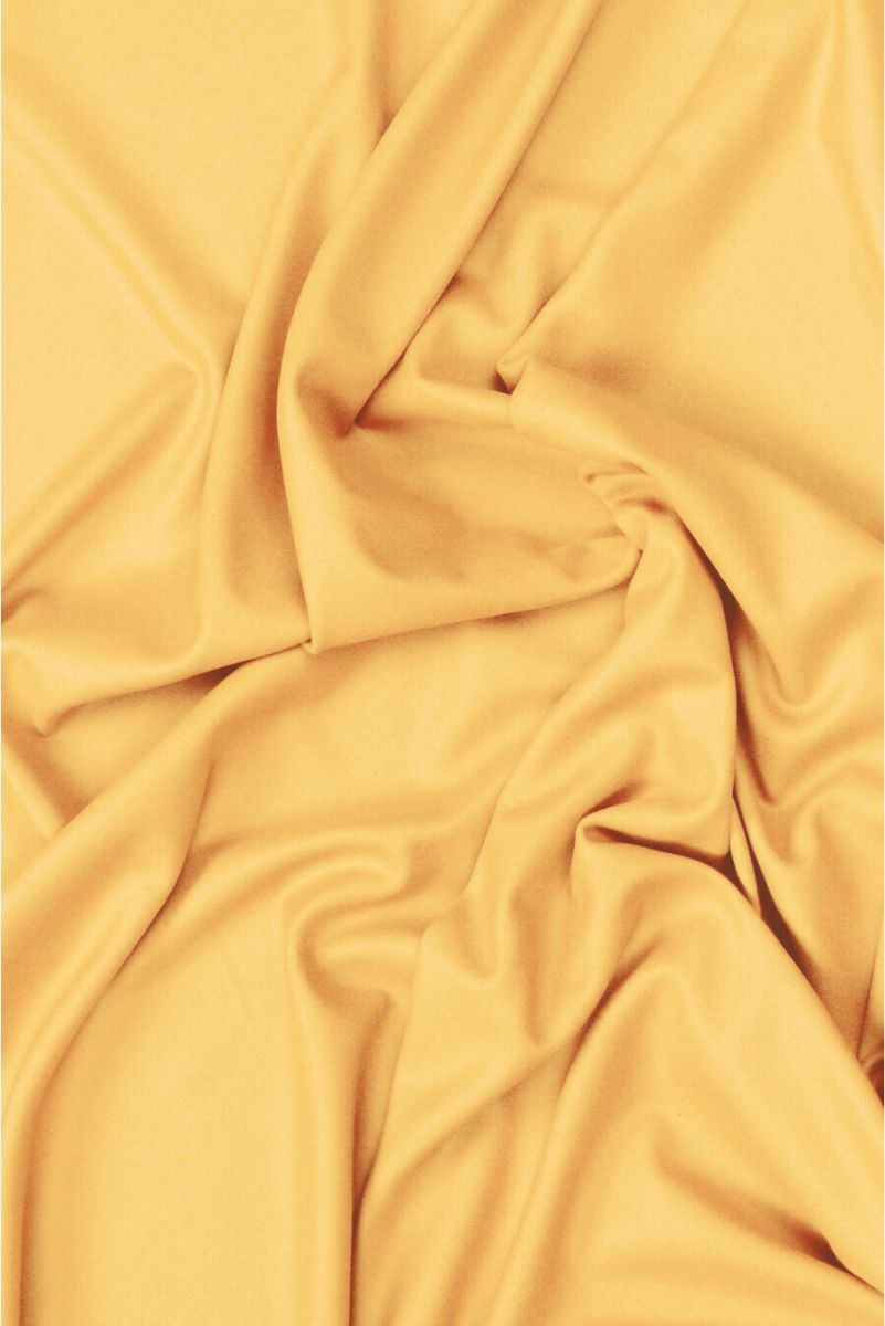 Yellow coat wool
