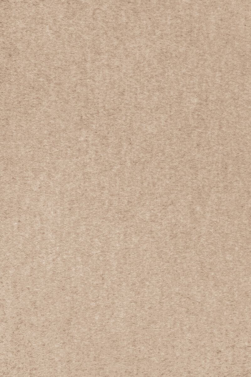 Abrigo de lana con cachemir beige melange