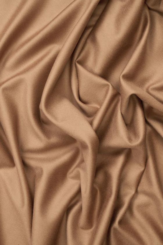 Frakke uld med kashmir Zibellino mørk beige