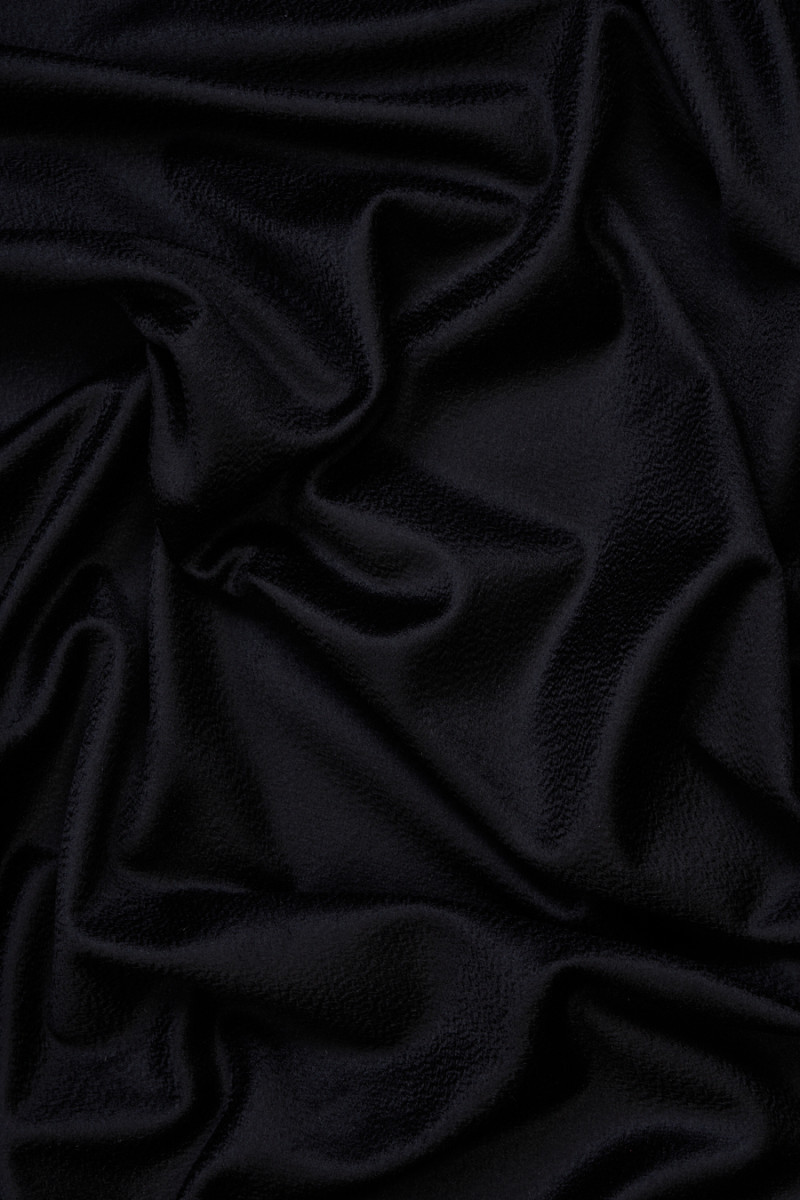 Mantello Zibellino nero cashmere