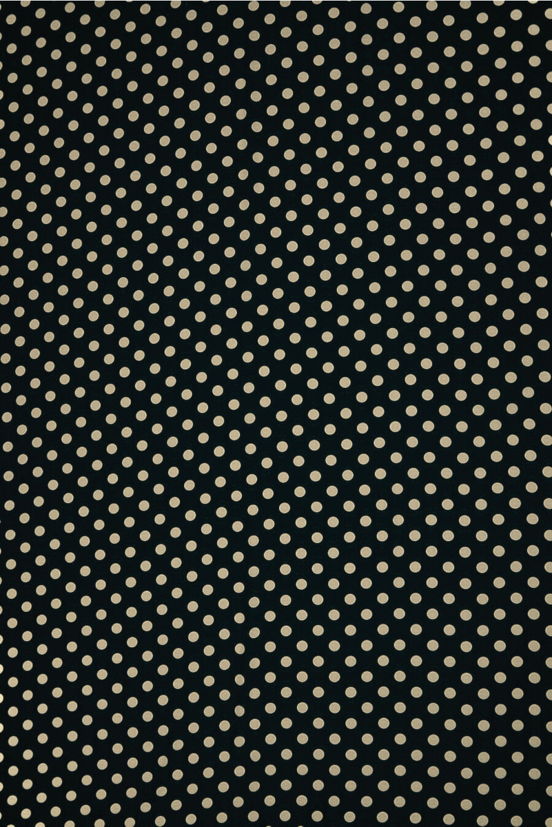 Crêpe di seta a pois beige