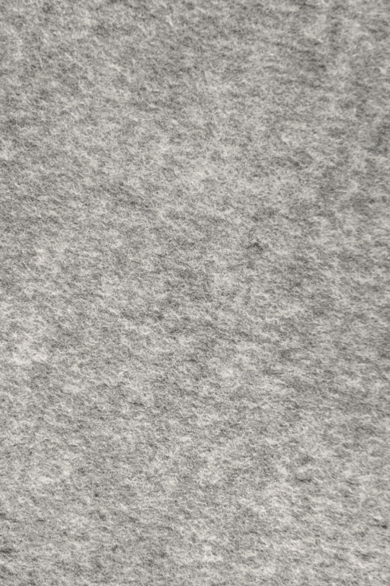 Grå-beige dobbeltsidet frakke uld