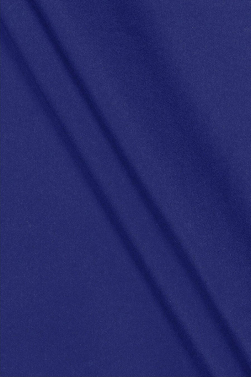 Manteau en laine de bleuet