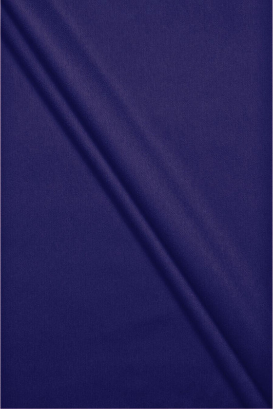 Manteau en laine avec cachemire bleuet foncé