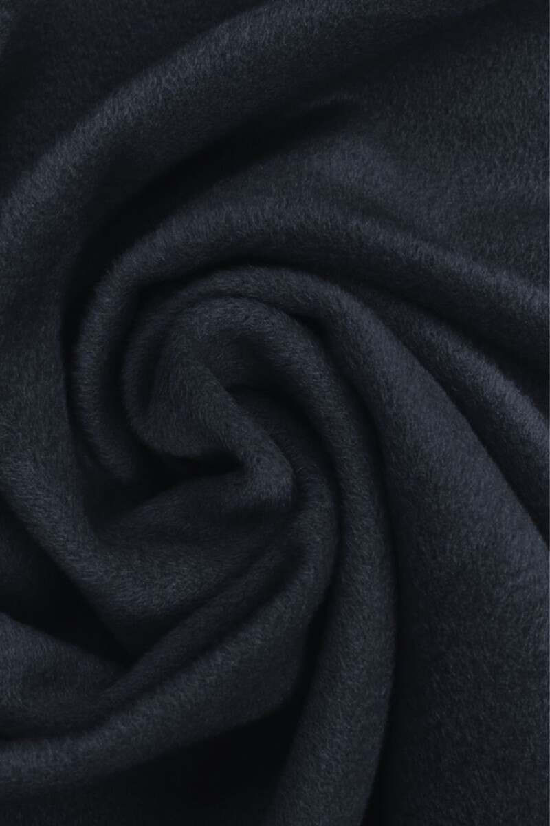 Coat wool with cashmere dark navy blue COUPON 170cm